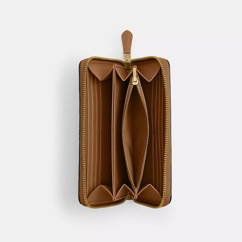 🐭Disney X Coach Essential Accordion Zip Wallet With Mickey Mouse Friends - Picture 2 of 12